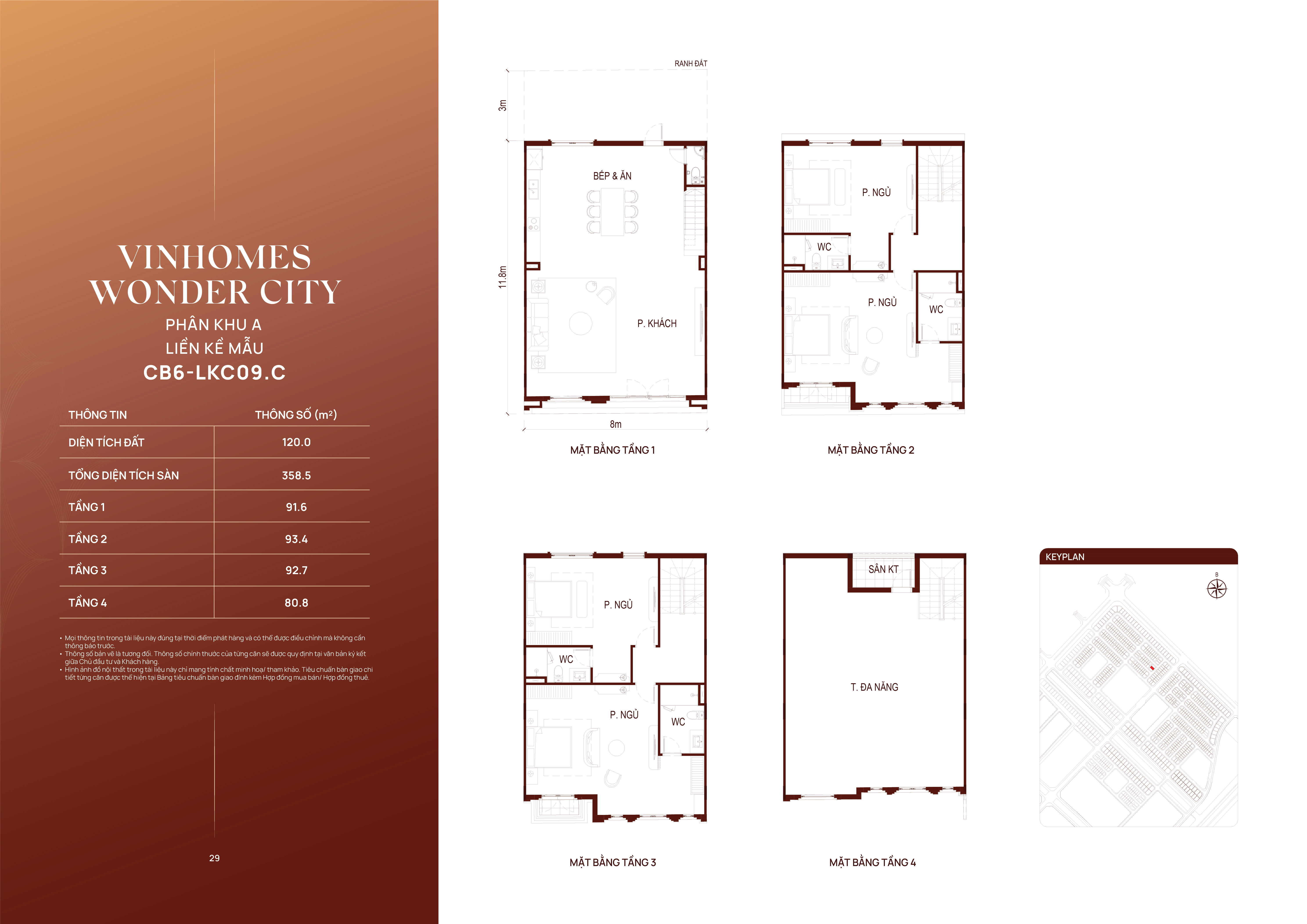 Mặt bằng liền kề mẫu phân khu AB Mặt bằng liền kề mẫu phân khu AB