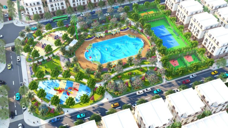 Công viên Thiên Nga Swan Park Vinhomes Global Gate