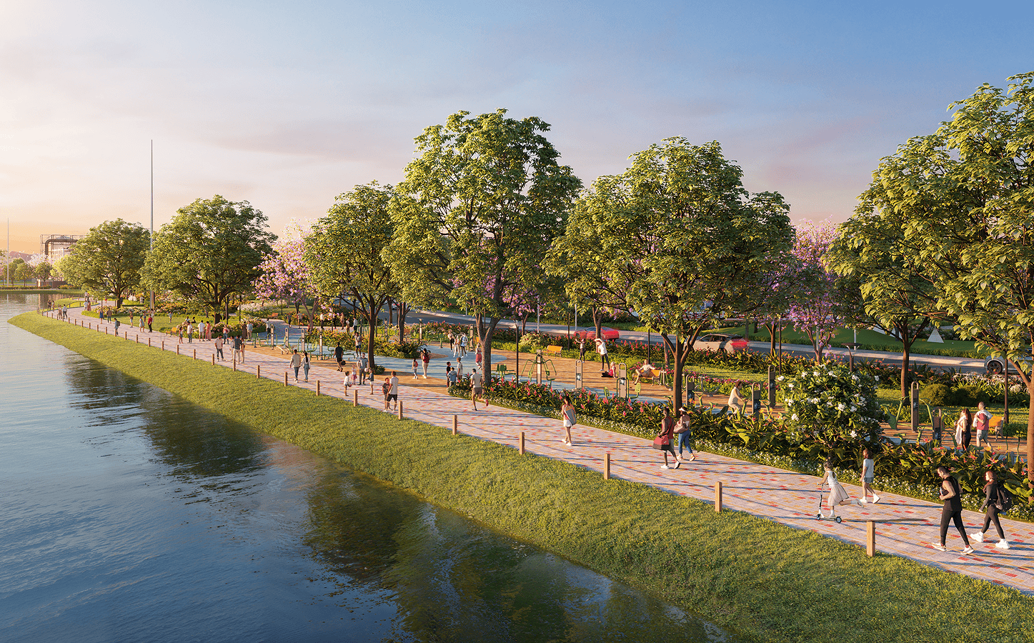 Công viên mùa xuân Spring Park - Vinhomes Wonder City