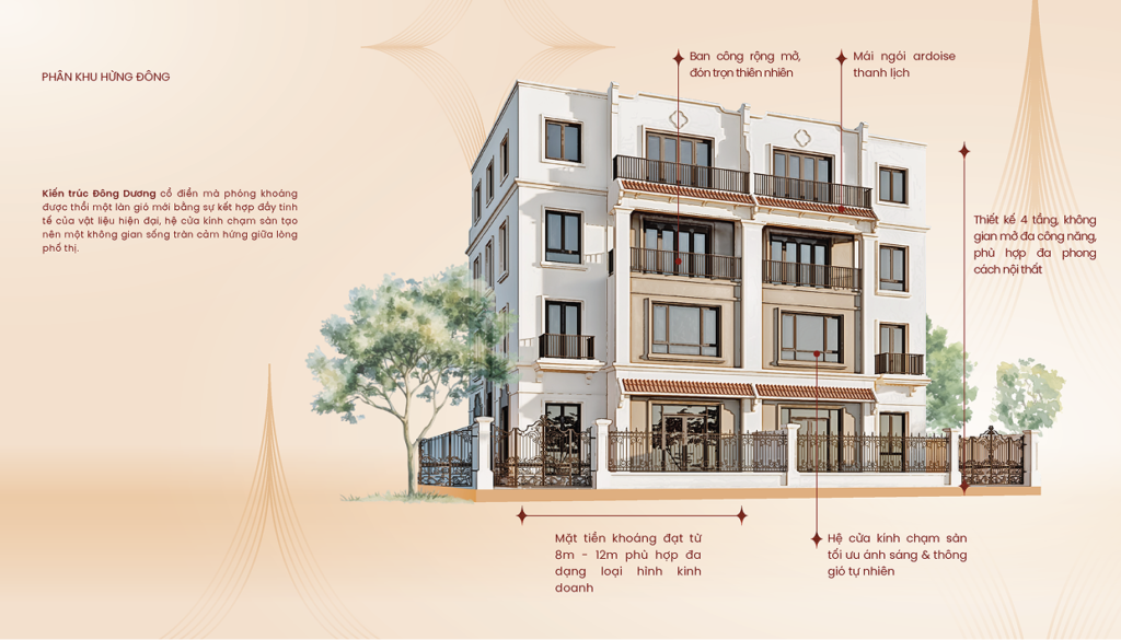 Kiến trúc Đông dương phân khu Hừng Đông