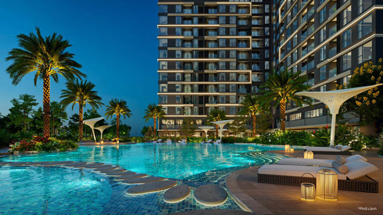 bể bơi masteri grand avenue Vinhomes Global Gate