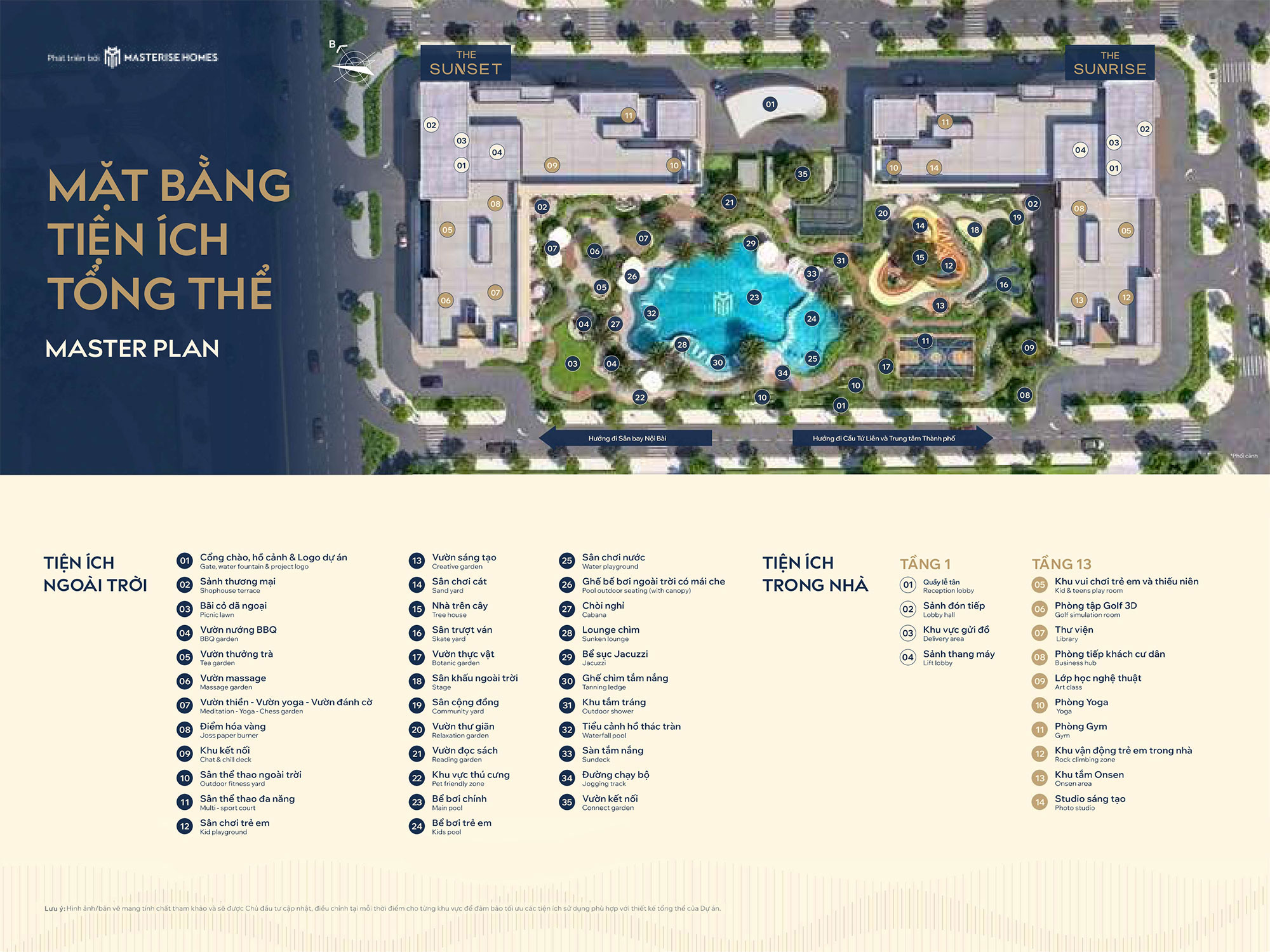 mặt bằng tổng thể Masteri Grand Avenue Vinhomes Global Gate