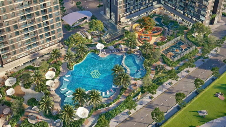 toàn cảnh nội khu Masteri Grand Avenue Vinhomes Global Gate