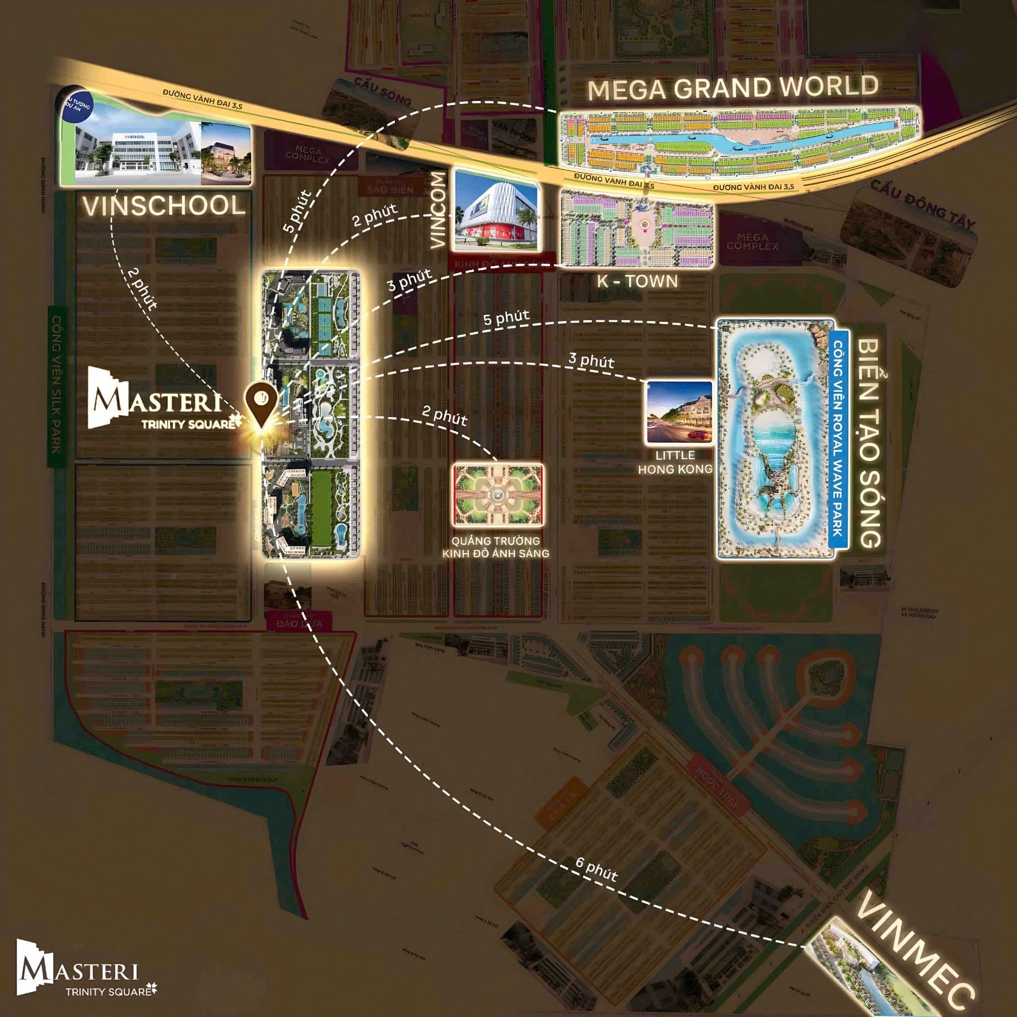 vị trí Masteru Trinity Square